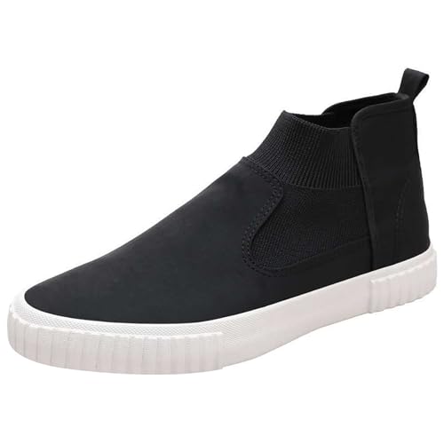 Segeltuchschuhe für Herren, koreanische Version, Brettschuh, Pachwork-Farbe, Freizeitschuhe, atmungsaktiv, flache Unterseite, Segeltuchschuh, leicht, bequem, Arbeitsschuhe, Slipper, niedrig von Generisch