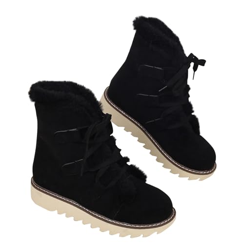 Seitlicher Reißverschluss für Damen, Stiefeletten, kurze Stiefel, einzelne Schuhe für Damen, Freizeitschuhe, Stiefel, Damenschuhe, Schwarz , 39 EU von Generisch