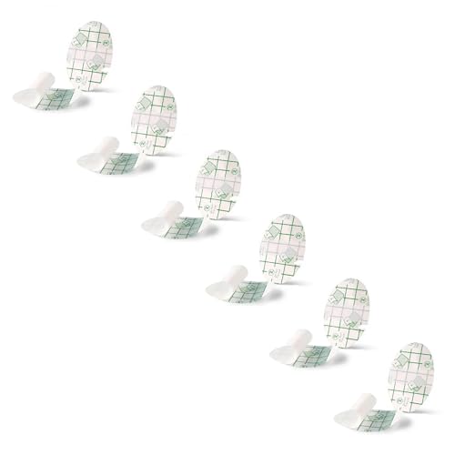 Selbstklebender Fersen Anti Verschleiß Aufkleber Fußpolster Fersenschutz Ohr für Dusche eingeriebene Beauty Haut (Clear*10 One Size*10) von Generisch