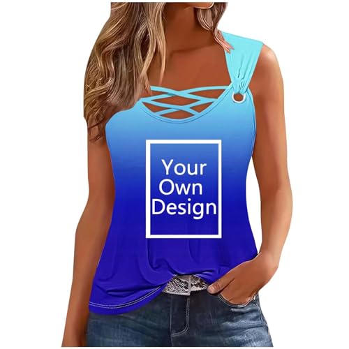 Sexy Tanktops Damen Custom Shirt Bedrucken Lassen Sommertops Leicht Trägershirt Personalisiert Blusentop Locker Mode Ärmellos Bluse Individuelles Tank Top Selbst Gestalten Oberteile Tees Sexy Tanktops Damen Custom Shirt Bedrucken Lassen Sommertops Leicht Trägershirt Personalisiert Blusentop Locker Mode Ärmellos Bluse Individuelles Tank Top Selbst Gestalten Oberteile Tees von Generisch
