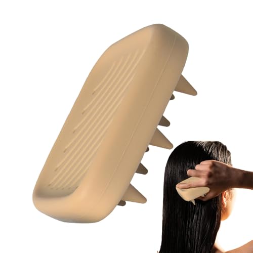 Shampoo-Bürste, Kopfhautwäscher für die Dusche,2-in-1 Silikon-Duschbürsten | Ein Muss für zu Hause, Kopfhaut-Massagekamm für Männer, Frauen, Kinder für Zuhause, Reisen, Wohnheim Shampoo-Bürste, Kopfhautwäscher für die Dusche,2-in-1 Silikon-Duschbürsten | Ein Muss für zu Hause, Kopfhaut-Massagekamm für Männer, Frauen, Kinder für Zuhause, Reisen, Wohnheim von Generisch