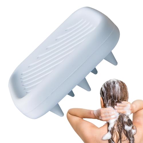 Shampoo-Bürste, Kopfhautwäscher für die Dusche | Haar-Kopfhaut-Peeling-Massagegerät,Ein Muss für jedes Zuhause, weicher und bequemer Haarkamm für Männer, Frauen, Kinder für Zuhause, Reisen, Wohnheim Shampoo-Bürste, Kopfhautwäscher für die Dusche | Haar-Kopfhaut-Peeling-Massagegerät,Ein Muss für jedes Zuhause, weicher und bequemer Haarkamm für Männer, Frauen, Kinder für Zuhause, Reisen, Wohnheim von Generisch