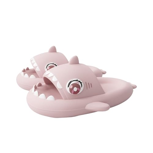 Shark Slides,Unisex Women Men Shark Slippers,Open Toe Slides Non-Slip Bath Slippers (Pink2, Erwachsene, 40, Numerisch (von/bis), EU Schuhgrößensystem, 41, M) von Generisch