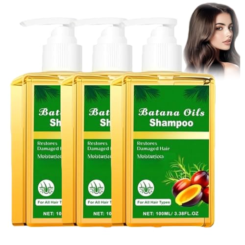 Shimmer07 Batanaöl-Shampoo – Pflegendes, weiches und flauschiges Haar für Männer und Frauen (3) von Generisch