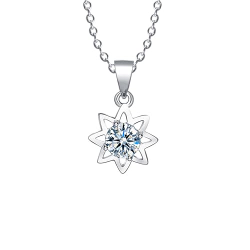 Shining Zirkon Sonnenblumen-Anhänger Choker Halskette für Frauen Süße Perle Blume Blatt Feder Schlüsselbein Kette Halskette Partyschmuck von Generisch