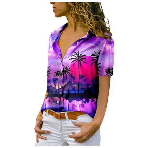 Shirt Damen, Hawaii Hemd Damen Kurzarm Hawaiihemd Sommer Hawaii Bluse Strandshirt Funky Hawaiibluse Fronttasche Party Hawaii Hemden Frauen Hawaii Outfit Damen Hawaii-Print Casual Hemdbluse Shirt Tops Shirt Damen, Hawaii Hemd Damen Kurzarm Hawaiihemd Sommer Hawaii Bluse Strandshirt Funky Hawaiibluse Fronttasche Party Hawaii Hemden Frauen Hawaii Outfit Damen Hawaii-Print Casual Hemdbluse Shirt Tops von Generisch