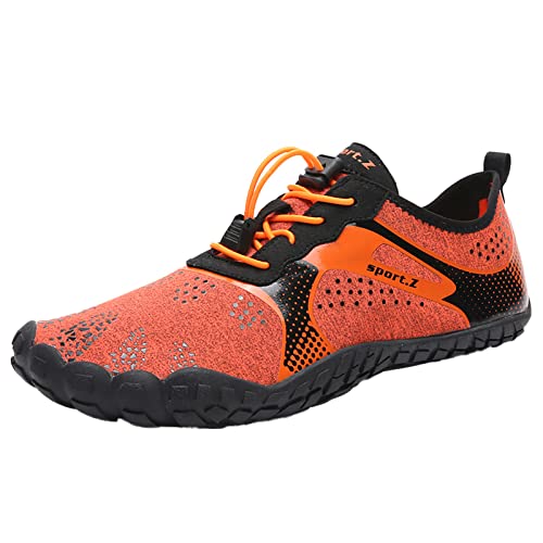 Shoes Herren Deodorant-Sportschuhe FüR Slip-on Schuhe Laufschuhe Fitnessschuhe Running-Schuhe Outdoor Indoor Neue wasserdichte Freizeitschuhe Aus Leder Walkingschuhe Fitness Jogging Sportsschuhe von Generisch