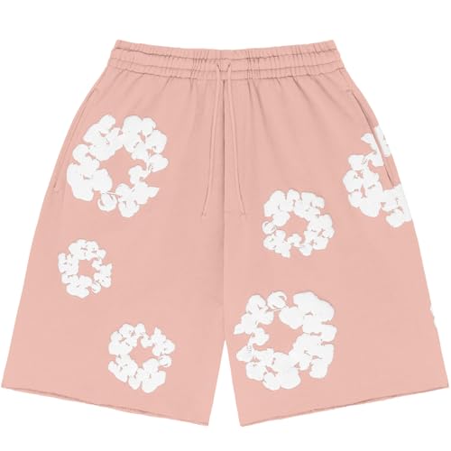 Short Sommer Herren Blumen Print Freizeitshorts Gerades Bein Sommershorts Gummizug Sportshorts Mit Tunnelzug Und Taschen Baumwolle Shorty Stretch Weich Kurze Hose Light Rosa S Short Sommer Herren Blumen Print Freizeitshorts Gerades Bein Sommershorts Gummizug Sportshorts Mit Tunnelzug Und Taschen Baumwolle Shorty Stretch Weich Kurze Hose Light Rosa S von Generisch