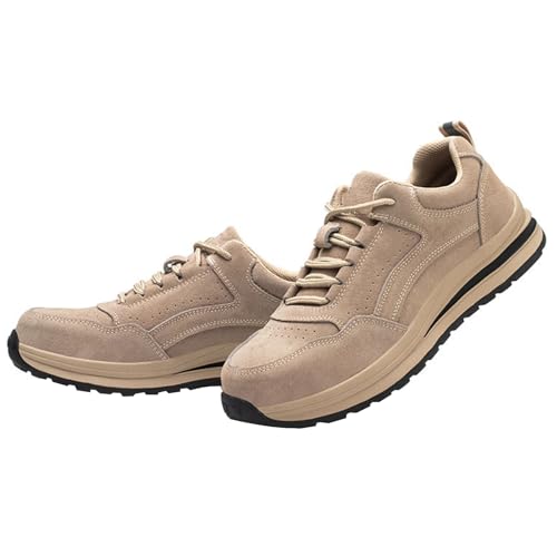 Sicherheitsschuhe Herren Arbeitsschuhe Leicht Anti-Smashing Stahlkappe Arbeitsturnschuhe Atmungsaktiv Mode Bequem -Numeric_37 von Generisch