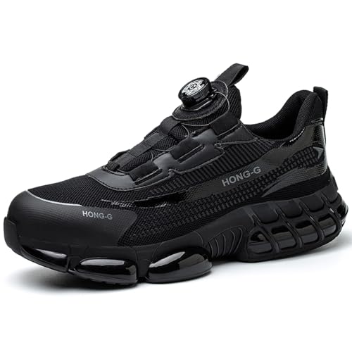 Sicherheitsschuhe Herren Arbeitsschuhe Sneaker Sportschuhe Stahlkappenschuhe Outdoorschuhe S3 Sommerschuhe Turnschuhe Trekkingschuhe Atmungsaktive Schuhe Wanderschuhe Leichte Anti-Punktur Laufschuhe Sicherheitsschuhe Herren Arbeitsschuhe Sneaker Sportschuhe Stahlkappenschuhe Outdoorschuhe S3 Sommerschuhe Turnschuhe Trekkingschuhe Atmungsaktive Schuhe Wanderschuhe Leichte Anti-Punktur Laufschuhe von Generisch
