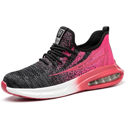 Sicherheitsschuhe Herren Arbeitsschuhe Stahlkappenschuhe Sommerschuhe Sneaker Wanderschuhe Bequeme Atmungsaktive Schuhe Turnschuhe Sportschuhe Trekkingschuhe Laufschuhe Outdoorschuhe Outdoor Sommer von Generisch