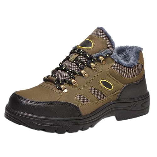 Sicherheitsschuhe Herren Damen Arbeitsschuhe Leicht Stahlkappenschuh Winter Warm Gefüttert Sportlich rutschfest Arbeitsturnschuhe-Numeric_42 von Generisch