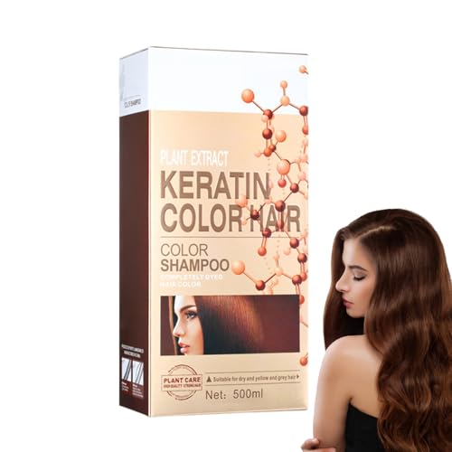 Silbergraues Haarfarbshampoo – Natürliches Haarfärbeshampoo, 6-in-1-Haarfärbemittel Deckt Graues Haar Ab, Langanhaltendes Farbshampoo Für Männer Und Frauen, Shampoo-Haarfärbemittel, 500 Ml Silbergraues Haarfarbshampoo – Natürliches Haarfärbeshampoo, 6-in-1-Haarfärbemittel Deckt Graues Haar Ab, Langanhaltendes Farbshampoo Für Männer Und Frauen, Shampoo-Haarfärbemittel, 500 Ml von Generisch