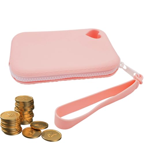 Silicone Cosmetic Storage Bag | Waterproof Makeup Organizer with Zipper | Portable Multifunctional Pouch for Women Girls Keys Cables Accessories Travel Small Storage Box Toiletry Case von Generisch