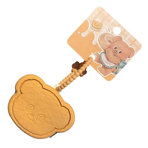 Silicone Pouch - Keychain Wallet | Small Wallet | Coin Purse | Cute Bear Shape Bag For Small Items Anime Figure Peripherals Change Purses Small Bag Keychain With Zipper For Coinss, Earrings & Rings von Generisch