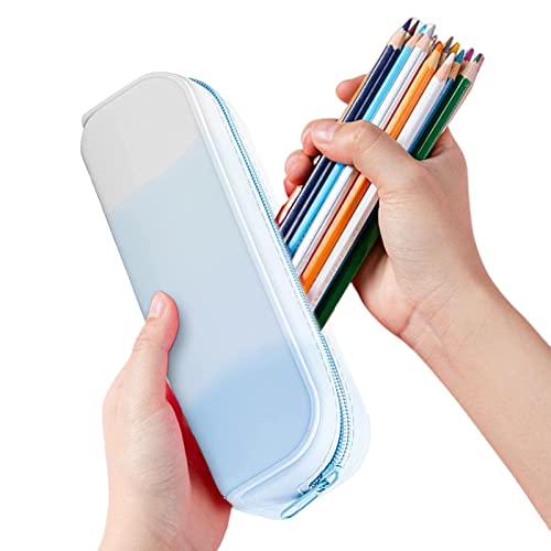 Silikon-Federmäppchen – wasserdichte Tasche für Schreibwaren mit Reißverschluss, hohe Kapazität, Make-up-Tasche, Federmäppchen für Teenager, , Mädchen, Studentenbedarf von Generisch