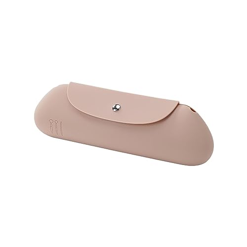 Silikon-Make-up-Pinsel-Organizer, Make-up-Pinsel-Tasche,Beauty-Tool-Organizer mit Magnetverschluss - Tragbares Etui für Gesichtspinsel, weiche Kosmetiktasche für den Alltag und die Arbeit Silikon-Make-up-Pinsel-Organizer, Make-up-Pinsel-Tasche,Beauty-Tool-Organizer mit Magnetverschluss - Tragbares Etui für Gesichtspinsel, weiche Kosmetiktasche für den Alltag und die Arbeit von Generisch