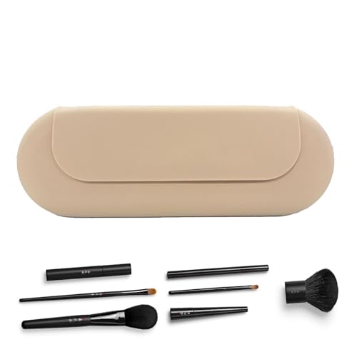 Silikon-Make-up-Pinseltasche – Make-up-Pinseltasche, Kosmetikpinselhalter, Make-up-Tasche, Make-up-Organizer, Kosmetiktasche für Reisen, khaki, Refer to description, Uni Silikon-Make-up-Pinseltasche – Make-up-Pinseltasche, Kosmetikpinselhalter, Make-up-Tasche, Make-up-Organizer, Kosmetiktasche für Reisen, khaki, Refer to description, Uni von Generisch