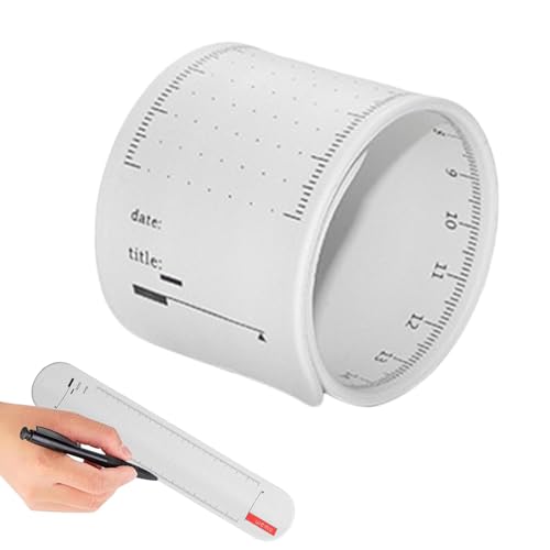 Silikon-Memo-Armband – löschbares, tragbares To-Do-Listen-Armband, flexibles und wasserdichtes Erinnerungsband mit Lineal, wiederverwendbares Tagesplaner-Armband für Arbeit, Schule, Zuhause, 24 x 4 cm Silikon-Memo-Armband – löschbares, tragbares To-Do-Listen-Armband, flexibles und wasserdichtes Erinnerungsband mit Lineal, wiederverwendbares Tagesplaner-Armband für Arbeit, Schule, Zuhause, 24 x 4 cm von Generisch