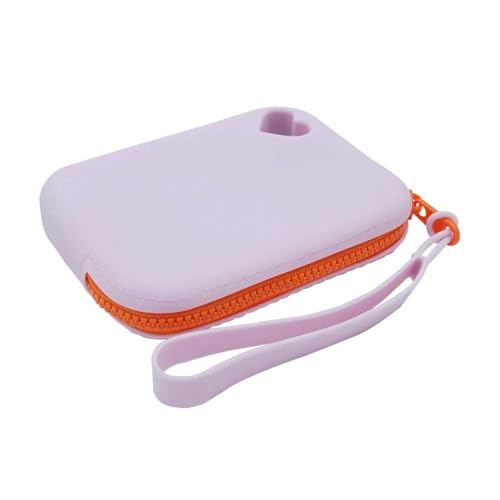 Silikon-Münzgeldbörse, einfache Make-up-Lippenstift-Tasche, koreanische Handgelenktasche, tragbare Münzbörse, Mini-Aufbewahrungstasche, violett, Niedlich von Generisch