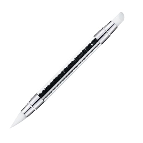 Silikon-Nagelkunst-Skulptur Stift, Maniküre-Schnitzstift mit zwei Köpfen, Strass-Nagellack-Werkzeug für Anfänger im Punktiersalon, Folienschnitz-Zeicheneffekt-Formung Silikon-Nagelkunst-Skulptur Stift, Maniküre-Schnitzstift mit zwei Köpfen, Strass-Nagellack-Werkzeug für Anfänger im Punktiersalon, Folienschnitz-Zeicheneffekt-Formung von Generisch