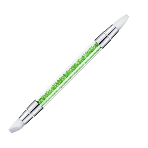 Silikon-Nagelwerkzeug, Silikon-Schönheitsnägelpinsel, Strass-Nagellack-Schnitzstift, Chrom-Puder-Applikator, Professionelle Werkzeuge Zum Schnitzen, Formen, Für Ton-Skulpturen, Modellieren Usw. von Generisch