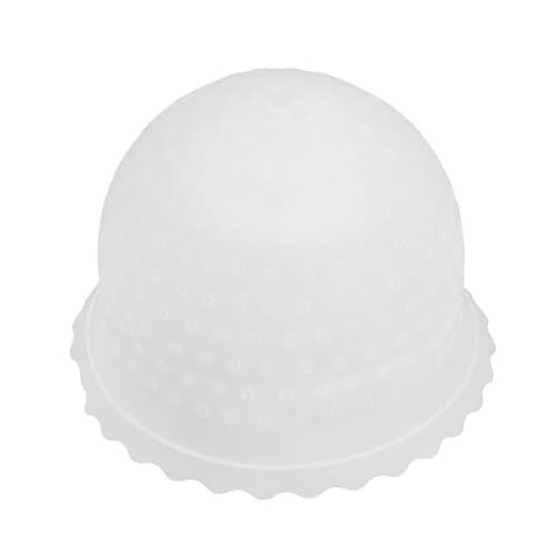 Silikonkappe zum Hervorheben von Haaren – Salon-Haar-Frosting-Kappe, wiederverwendbare Markierkappen, Haarfärbung, Frosting-Hut mit Nadel für Damen und Herren von Generisch