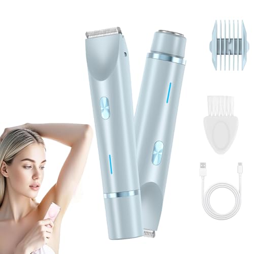 Silky Splash Rasierer,Silkysplash Dual-Head Intimrasierer füR Frauen (Blau) von Generisch