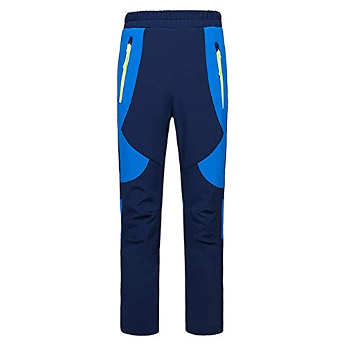 Skihose Kinder Mädchen Trekkinghose Jungen Schneehose Winterhose Kinder Warm Snowboardhose Outdoorhose Gefüttert Thermohose Kinder Wasserdicht Softshellhose Winddicht Wanderhose von Generisch