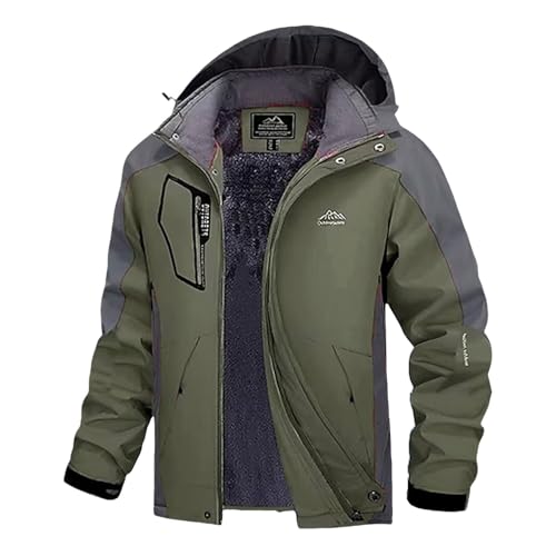 Skijacke Damen 48,Skijacke Herren: 3 In 1 Winter Skijacke Grosse Grössen Winterjacke Schwarz Funktionsjacke Outdoor Wintermantel Warm Snowboardjacke Reduziert Wanderjacke Unisex von Generisch