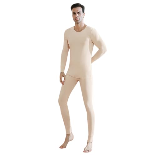 Skiunterwäsche Herren Set Ski Unterwäsche Atmungsaktiv Thermounterwäsche Suit Funktionsunterwäsche Warm Thermowäsche Winter Lang Thermal Underwear Innenfleece Thermo Unterhemd von Generisch