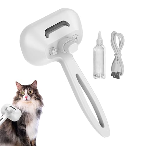 Slicker Dampfbürste für Katzen – Thermo-Kamm für die Fellpflege, Gerät mit integriertem Dampf, effektive Entfernung | Zubehör zur Fellpflege von Haustieren für den professionellen Gebrauch zu Hause Slicker Dampfbürste für Katzen – Thermo-Kamm für die Fellpflege, Gerät mit integriertem Dampf, effektive Entfernung | Zubehör zur Fellpflege von Haustieren für den professionellen Gebrauch zu Hause von Generisch