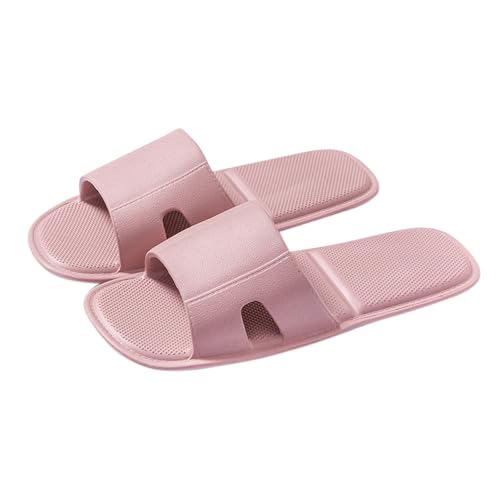 Sliders für Herren, Wanderschuhe, leicht, rutschfeste Sohle, für Innenbereich, Reisen, Hotel, bequemes Haus, rose, Large von Generisch
