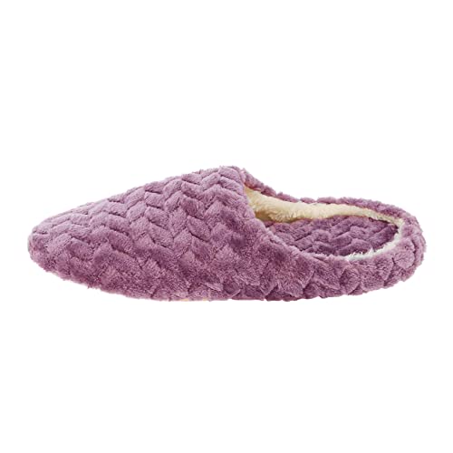Slip-On Casual Slippers Flower House Shoes Slipper Indoor Damen Slipper Damen Gummi Slides, violett, 36.5 EU von Generisch