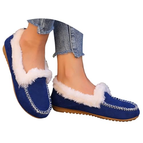 Slip On Schuhe Damen Bequeme Loafer mit Runder Zehenpartie Winterschuhe Hohle Flache Halbschuhe Mary Jane Pums Mokassins Slippers Yoga Training Tanzschuhe Schlüpfschuhe Slip On Schuhe Damen Bequeme Loafer mit Runder Zehenpartie Winterschuhe Hohle Flache Halbschuhe Mary Jane Pums Mokassins Slippers Yoga Training Tanzschuhe Schlüpfschuhe von Generisch