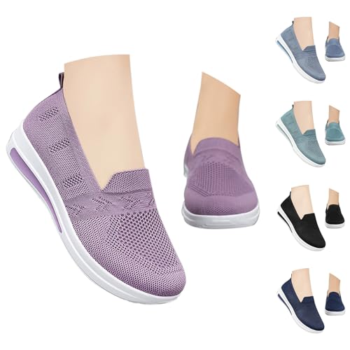 Slip On Schuhe Damen Sommer Freizeitschuhe Damen Hinten Offen Walkingschuhe Weite Joggingschuhe Leichtgewichts Trekkingschuhe Weich Leicht Stoffschuhe Mit Weichen Sohle Wanderschuhe Vermascht Slip On Schuhe Damen Sommer Freizeitschuhe Damen Hinten Offen Walkingschuhe Weite Joggingschuhe Leichtgewichts Trekkingschuhe Weich Leicht Stoffschuhe Mit Weichen Sohle Wanderschuhe Vermascht von Generisch