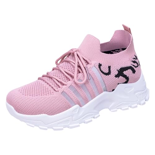 Slip On Sneakers Damen Orthopädische Sneaker Damen Sportschuhe Atmungsaktive Schnell Trocknend Laufschuhe Casual Frauen Atmungsaktive Vermascht Freizeitschuhe Diabetiker Schuhe von Generisch