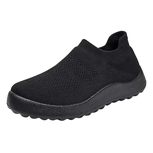 Slip On Sneakers Damen Sportschuhe Damen Basketball Schuhe Freizeitschuhe Walkingschuhe Trainingsschuhe Turnschuhe Joggingschuhe Outdoorschuhe Wanderschuhe Halbschuhe Sommerschuhe Leichte Bequeme von Generisch