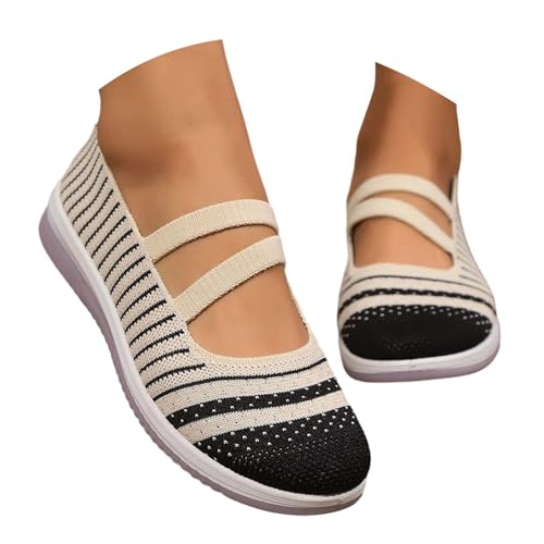 Slip on Schuhe Damen Mesh Slipers Atmungsaktive Lässig Sneaker Gestrickte Retro Stil Freizeitschuhe Klassische Loafers Arbeitsschuhe Damenschuhe Gesundheitsschuhe Slip on Schuhe Damen Mesh Slipers Atmungsaktive Lässig Sneaker Gestrickte Retro Stil Freizeitschuhe Klassische Loafers Arbeitsschuhe Damenschuhe Gesundheitsschuhe von Generisch