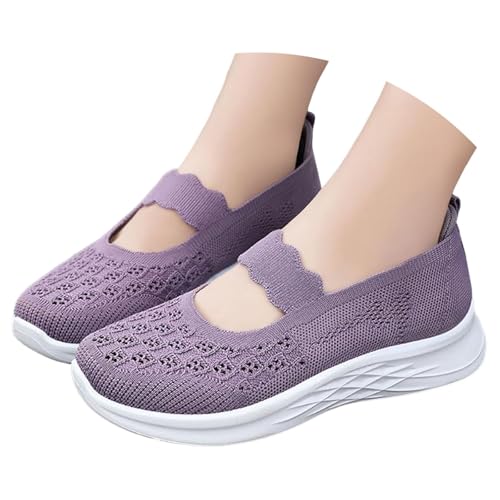 Slip on Sneaker Damen Ballettschuhe Leicht Weite H Schuhe Vermascht Orthopädische Freizeitschuhe Outdoor Fitness Sommerschuhe Diabetiker Schuhe Lässige Komfort Laufschuhe Slip on Sneaker Damen Ballettschuhe Leicht Weite H Schuhe Vermascht Orthopädische Freizeitschuhe Outdoor Fitness Sommerschuhe Diabetiker Schuhe Lässige Komfort Laufschuhe von Generisch
