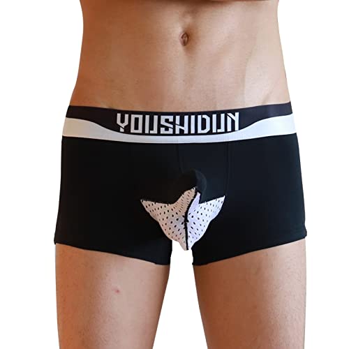 Slip ouvert Herren sexy mit perlen Latex Slip mit Plug Herren größe XXL Thong Set Herren String Tanga Herren Spitze blau Baumwoll unterwäsche Herren größe 6 String männer transparent von Generisch