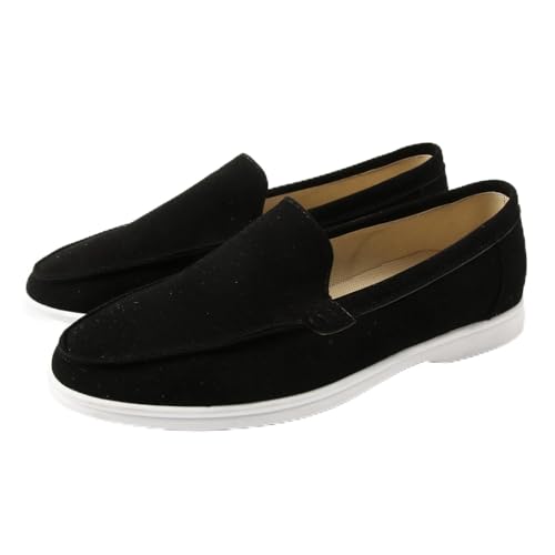 Slipper Herren Klassische Bootsschuhe Leder Hautfreundliche Lederschuhe Casual Leichte Freizeitschuhe Mokassins Loafer Stoffschuhe Espadrilles Bequeme Segelschuhe Business Tanzschuhe rutschfeste Slipper Herren Klassische Bootsschuhe Leder Hautfreundliche Lederschuhe Casual Leichte Freizeitschuhe Mokassins Loafer Stoffschuhe Espadrilles Bequeme Segelschuhe Business Tanzschuhe rutschfeste von Generisch