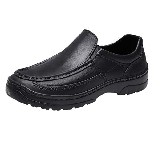 Slipper Herren Segelschuhe Lederschuhe Freizeitschuhe Klassische Mokassins Leder Tanzschuhe Business Loafer Bequeme Hautfreundliche Bootsschuhe Stoffschuhe rutschfeste Atmungsaktive Leichte von Generisch