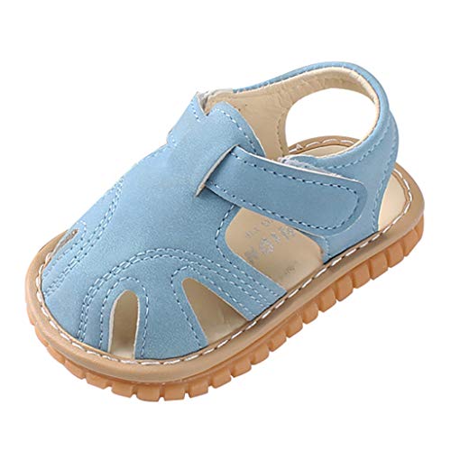Slipper Sportschuhe Herren erste Mädchen einzige rötliche Schuhe Baby-Schuhe Rutsch Schuhe Baby (Blue, 3-6 Months) von Generisch