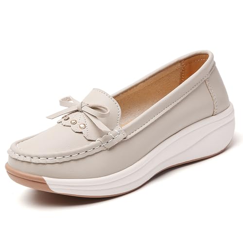 Slipper & Mokassins Für Damen Flache Schuhe Schlupfschuhe Segelschuhe Barfußschuhe Sommerschuhe Pumps Halbschuhe Orthopädische Einzelschuhe Wanderschuhe Anti-Rutsch Wandersandalen Bootsschuhe von Generisch