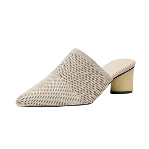 Slippers Damen Geschlossene Toe Schlappen Absatz Sandalen Mode Hausschuhe Urlaubspantoffeln Stöckelschuhe Zehenstegpantolette Freizeit Schuhe Leicht Strandsandalen Badelatschen Strandschuhe Slippers Damen Geschlossene Toe Schlappen Absatz Sandalen Mode Hausschuhe Urlaubspantoffeln Stöckelschuhe Zehenstegpantolette Freizeit Schuhe Leicht Strandsandalen Badelatschen Strandschuhe von Generisch