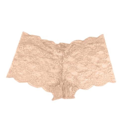 Slips Damen Nahtlos Khaki Spitze Spitzen Brazilian Slip Pantys Hipster Panties Schlüpfer Hohe Taille Briefs Women Atmungsaktiv Unterhose Transparente Unterhosen Mesh Unterwäsche von Generisch