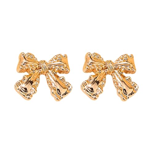 Small And Cute Bow Earrings: Charming Accessories That Of Sweetness And To Your Look Grüne Ohrringe Modeschmuck (Gold, One Size) von Generisch