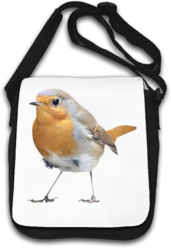 Small Bird Graphic Umhängetasche weiß von Generisch