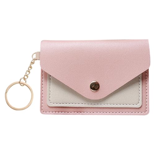Small Change Purse - Simple PU Leather Coin Pouch | Portable Wallet with Clasp for Coins, Earphones, Lipstick & Everyday Essentials, PU Leather Change Purse - Portable Coin Pouch Wallet with Clasp von Generisch